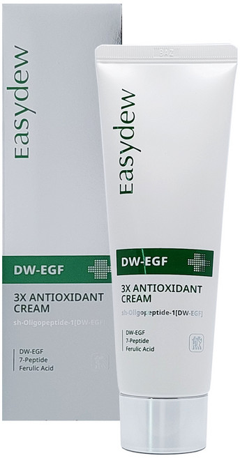 대웅제약 이지듀 디더블유 이지에프 Easydew DW-EGF 3X 트리플 안티옥시던트 항산화 크림, 1개, 75ml