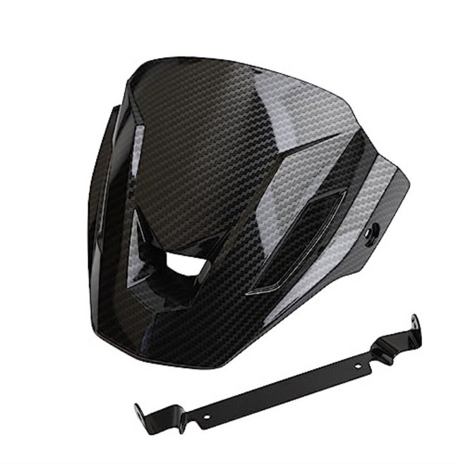 혼다 Grom Msx 125 SF 2017-2020 윈드 스크린에 맞는 오토바이 탄소 섬유 앞 유리