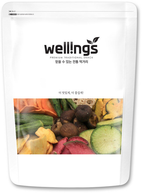 웰링스 추억의 옛날 과자 간식 야채믹스칩150g, 1개, 150g