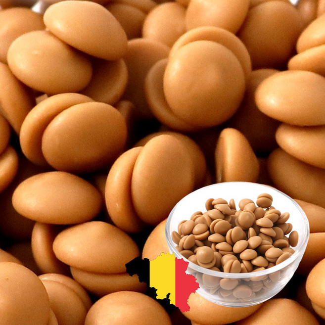 벨기에 골드 초콜릿 커버춰 400g 캐러멜풍 화이트 코코아버터 30.1%, 1개