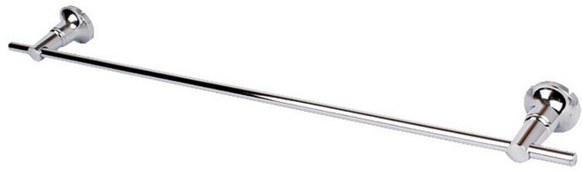 타공식 튼튼한 욕실 수건걸이 56cm 크롬 실버 (피스형) 타월바, 1개