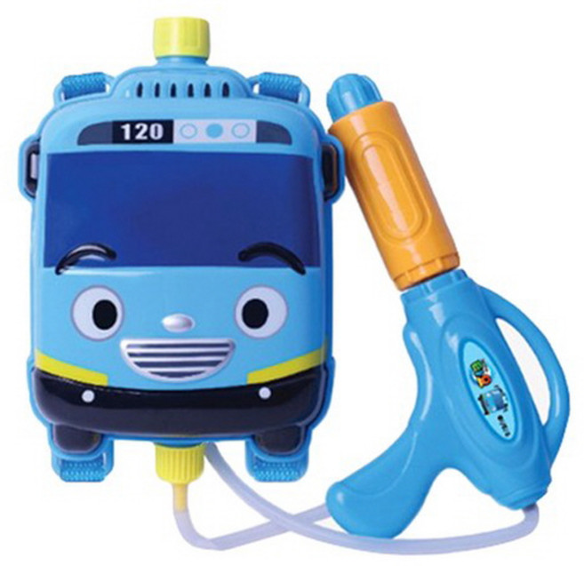 타요 배낭 물총 어린이 물총 유아 물총 어린이 생일 선물 선물 추천 크리스마스 선물, 1개