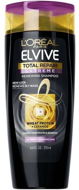 로레알파리 토탈 리페어 익스트림 리컨스트럭팅 샴푸, 375ml, 1개 - 쿠팡