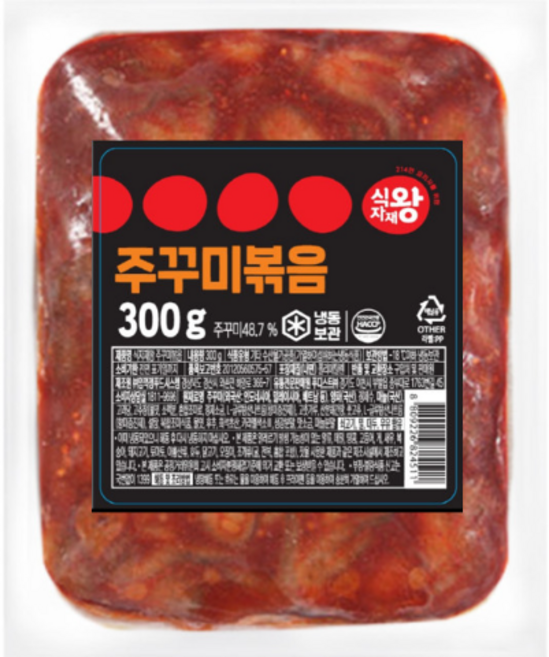 식자재왕 주꾸미볶음, 1개, 300g
