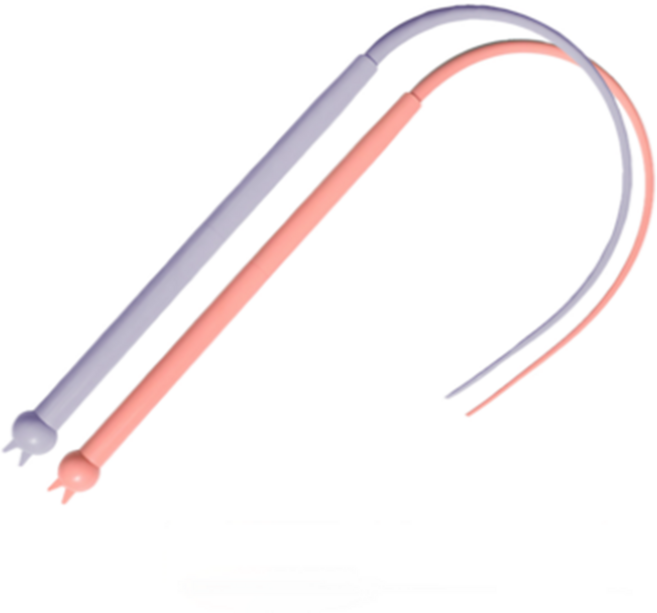 구르르 고양이 쥐꼬리 장난감, 1개, 핑크