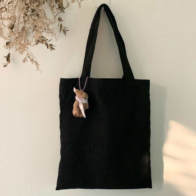 (시즌할인)두마켓 가을 코듀로이 손가방 에코백