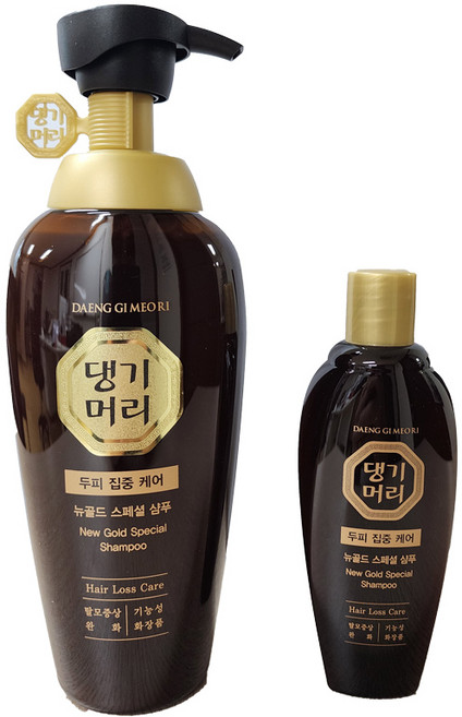 댕기머리 뉴골드 스페셜 샴푸 500ml + 145ml /두피 집중 케어, 1개, 645ml