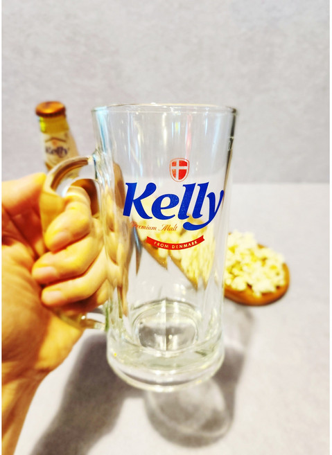 켈리 맥주잔 500cc 생맥주컵 500ml호프컵 집들이선물 업소용, 1개