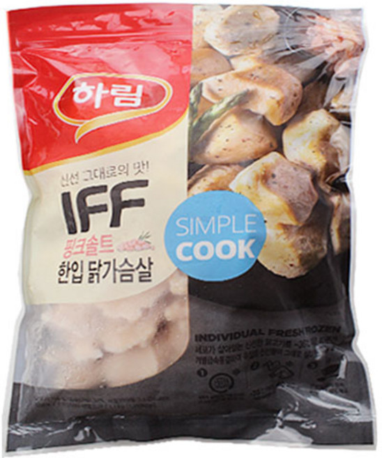 IFF 핑크솔트 한입 닭가슴살 1.1kg X 5팩, 5개