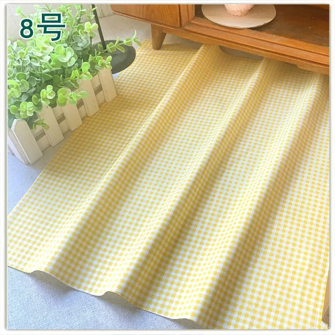 미리 자른 노란색 꽃무늬 면직물 묶음 - 수제 인형 옷을 위한 믹스 앤 매치 패치워크, 1개, 09 F  50x160cm