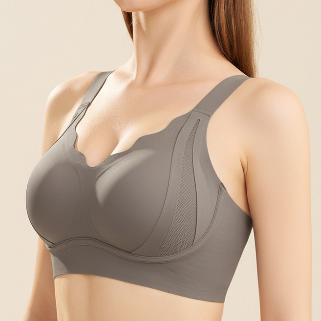 미미캐츠 처짐 방지 서포트 완벽하게 밀착되는 라인핏 노와이어 심리스 여성브라 R-677