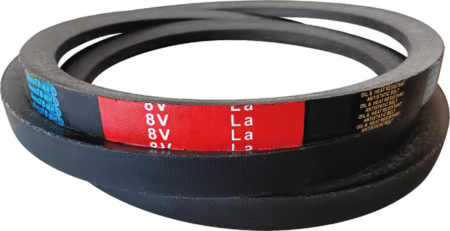 高張力包布型三角皮帶 8V2000 耐熱抗靜電工業傳動皮帶, 1個