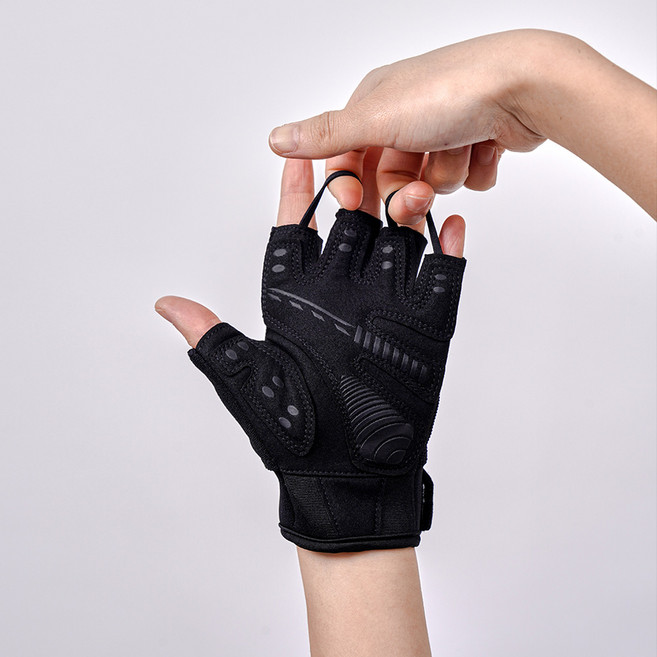 썸피트 굳은살 방지 손바닥 보호 헬스장갑, 1세트, 블랙