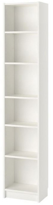 이케아 BILLY 책장, 6단, 화이트