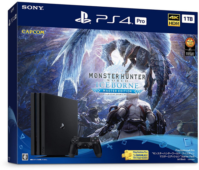 PlayStation 4 Pro “몬스터 헌터 월드: 아이스본 마스터 에디션 Starter Pack