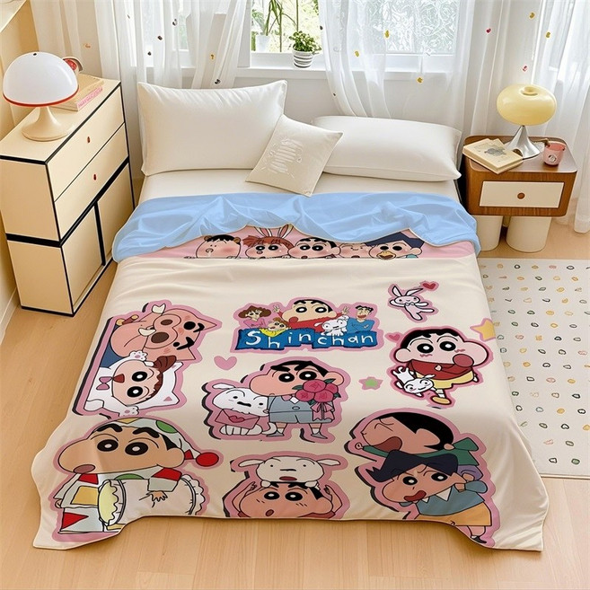 크레용신짱 캐릭터이불 사계절 싱글 더블 순면이불