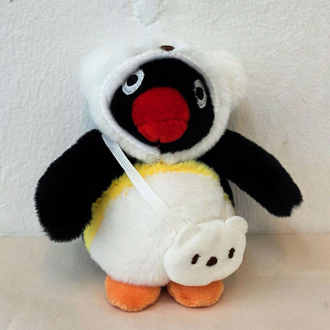 곰모자 펭귄 키링 16cm 인형 백팩 크로스백 가방고리