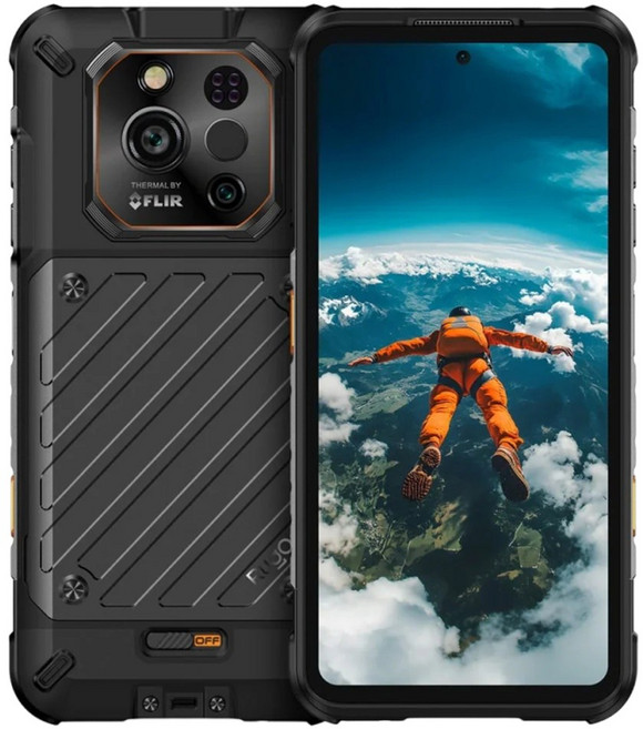 RugOne Xever 7 Pro 5G 熱像儀三防手機 內建AI 防水防塵防摔 5G高速連網 長效續航電力, 黑色, 512GB