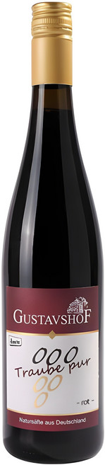 구스타프호프 트라우벤사푸트 로트 레드 유기농 무알콜 포도주스, 730ml, 1개
