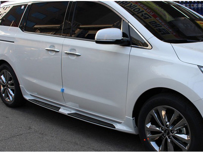 (GSC 전국총판) 올뉴카니발 더뉴카니발 지에스씨 순정용품 크롬타입 사이드스텝 옆발판, 오로라블랙펄(ABP)