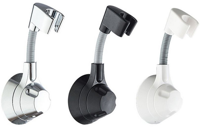 각도조절 샤워기 거치대 걸이 행거 홀더 욕실용품 샤워기거치대 샤워기홀더, 본상품선택, 화이트