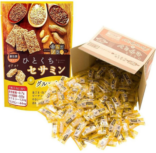 일본 MD 히토쿠치 땅콩 참깨 과자 간식 스낵 1100g