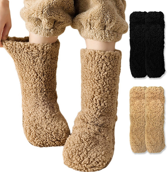 빅베어 빅사이즈 논슬립 두꺼운 대형 무압박 수면양말 2켤레