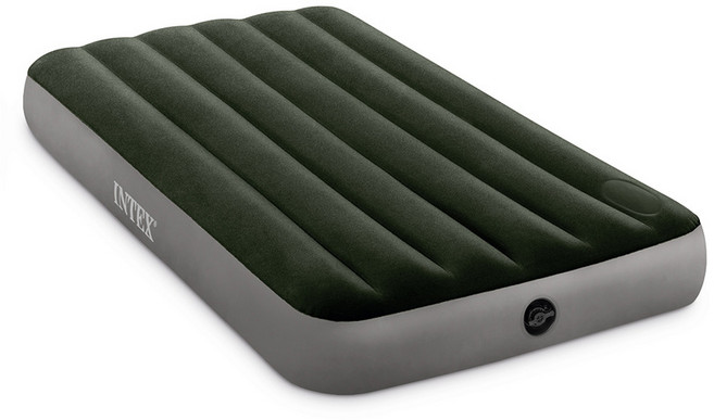 인텍스 듀라빔 광폭싱글 에어매트 64107 캠핑 침대 베드 에어매트리스 차박매트, 인텍스 에어매트 64107, 그린 색상