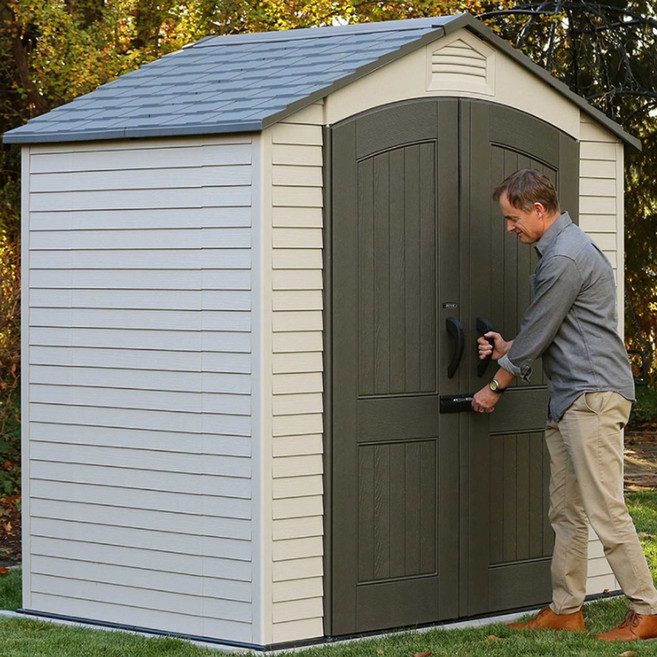 라이프타임창고 소형 미니창고 옥상 조립식창고 간이창고 플라스틱창고 7x4.5