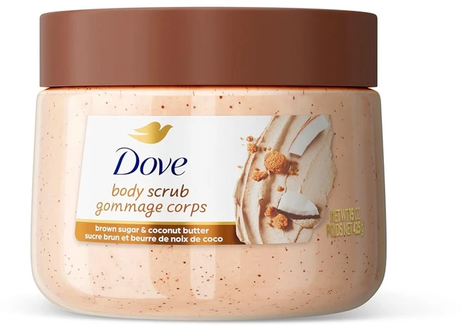 Dove 도브 바디 스크럽 브라운 슈가 코코넛 버터 10.5oz, Brown Sugar and Coconut Butter, 425g, 1개 - 쿠팡