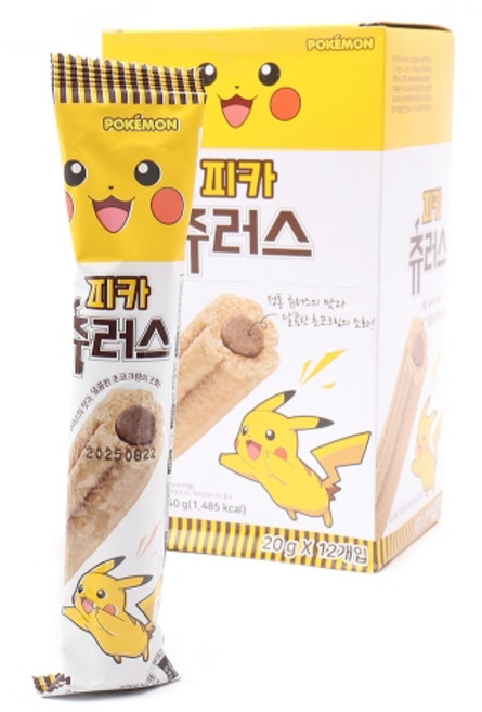 포켓몬스터 피카츄러스 과자, 240g, 4개