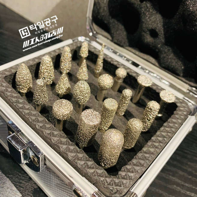 KGS 金剛石磨具頭套組 雕刻工具 棒針外徑6mm, 1個
