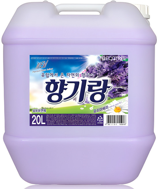 향기랑 20L 섬유유연제 (라벤더), 1개