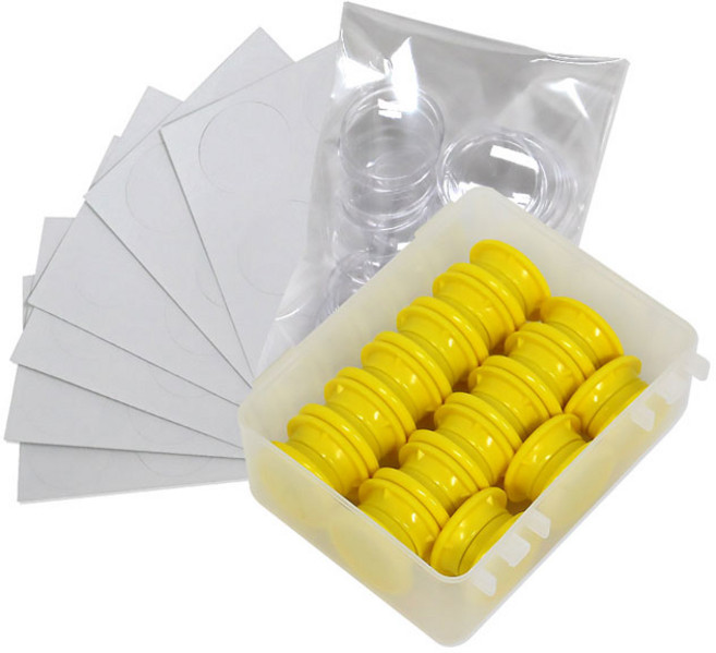 (마그피아) 네임 자석홀더 캡슐형 30개입, 노랑