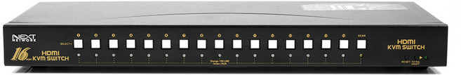 NEXTU 이지넷 16포트 USB HDMI KVM스위치 (NEXT-7016KVM), NEXT-7016KVM, 1개