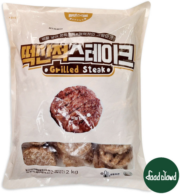 맘모스 떡산적 스테이크 2kg, 1개