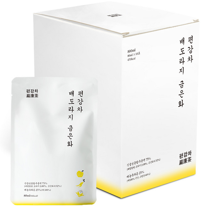 편강차 배도라지 금은화, 10개, 80ml