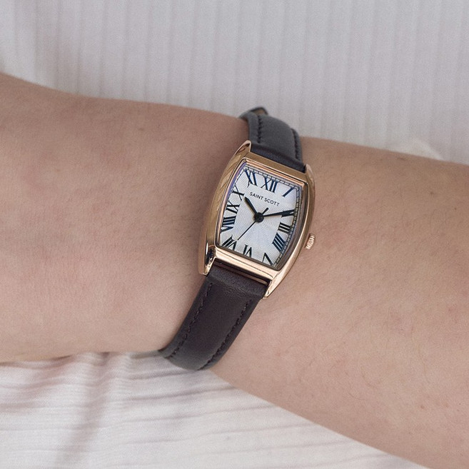 [본사정품] 세인트스코트 올리비에 여성 천연 가죽시계_ST8005 +선물포장+쇼핑백