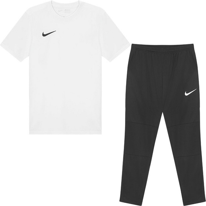 나이키 기능성 반팔티 트레이닝 바지 반팔 티셔츠 운동복 세트 남여공용 트레이닝복 + ALS 마스크