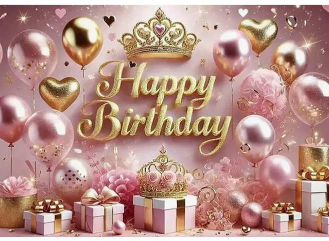 지구별 감성 생일 포스터 현수막 배경 파티룸 꾸미기 가랜드 생일 파티, 1개, 왕관 선물