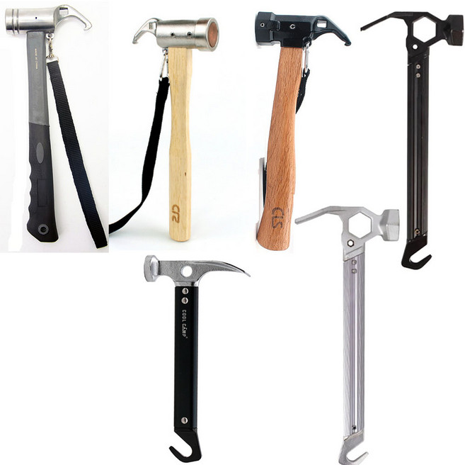 montero 캠핑용품 감성 망치 초경량 파운딩 해머 팩 텐트 차박 백팩킹 스테이크, 8.캠핑팩해머망치, 1개