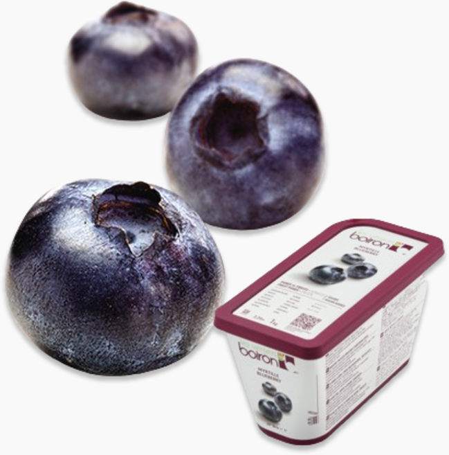 제원-브아롱 블루베리100% 퓨레 냉동 아이스박스+드라이아이스포함, 1kg, 1개