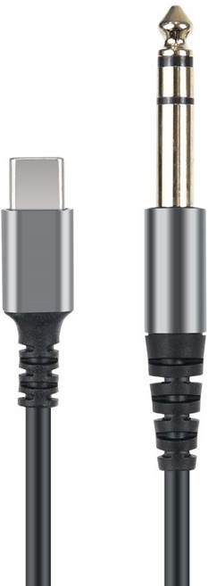 [YT-AC6515A] Type C to 6.5mm Stereo 오디오 케이블 1.5m - 1개