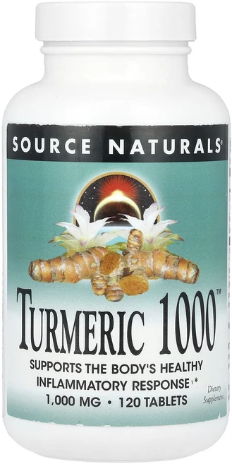 새해 첫좋은선물 Source Naturals Turmeric 1000™ 1000mg 120정 제대로 할인합니다, SourceNaturalsTurmeric10001000, 1개 - 쿠팡
