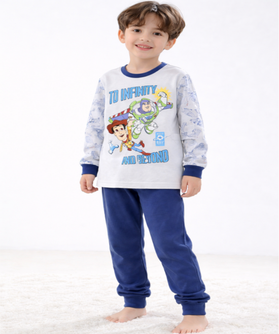 디즈니 남아용 무형광 순면 실내복 토이스토리 상하의 세트