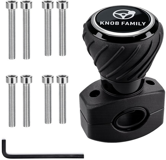 윌스트 대형 트럭 화물차 파워핸들봉, 블랙