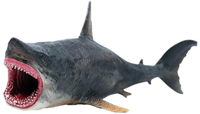 HAIMINGJUN 상어 액션 피규어 어린이를위한 미니어처 동물 모델 플레이 세트, 다중, 플라스틱, 메갈로돈, 1개