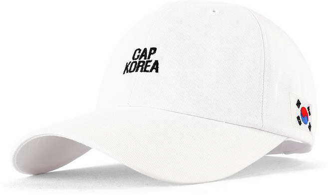 라핑 CAP KOREA 볼캡 국내생산 면100% 태극기 데일리 캡모자