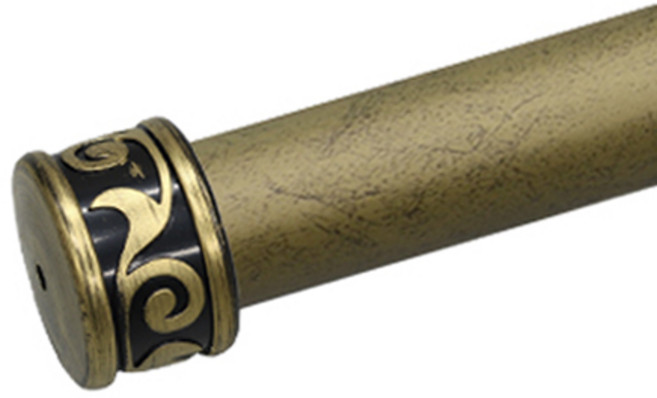 한국레일갤럭시 35mm 원형 커튼봉 커텐봉, 뉴골드