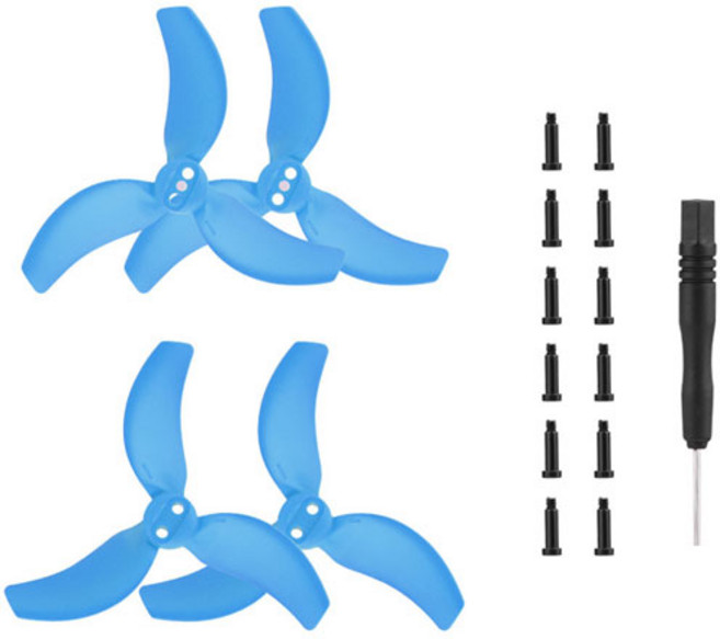 make speed DJI 아바타2 프로펠러 1대분, 블루, 1개